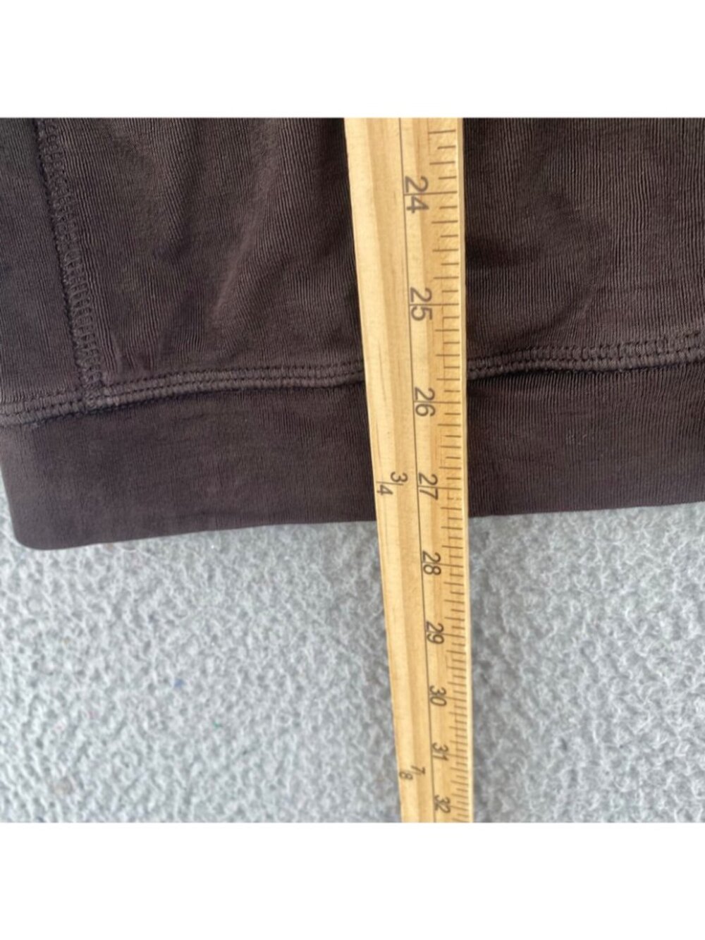 Chicos Hoodie Womens 2 US Large Brown Travelers Knit Stretch Full Zip Pockets - Picture 8 of 9